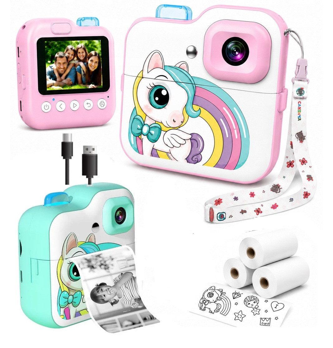 Дитячий цифровий фотоапарат принтер Print Camera C 72977
