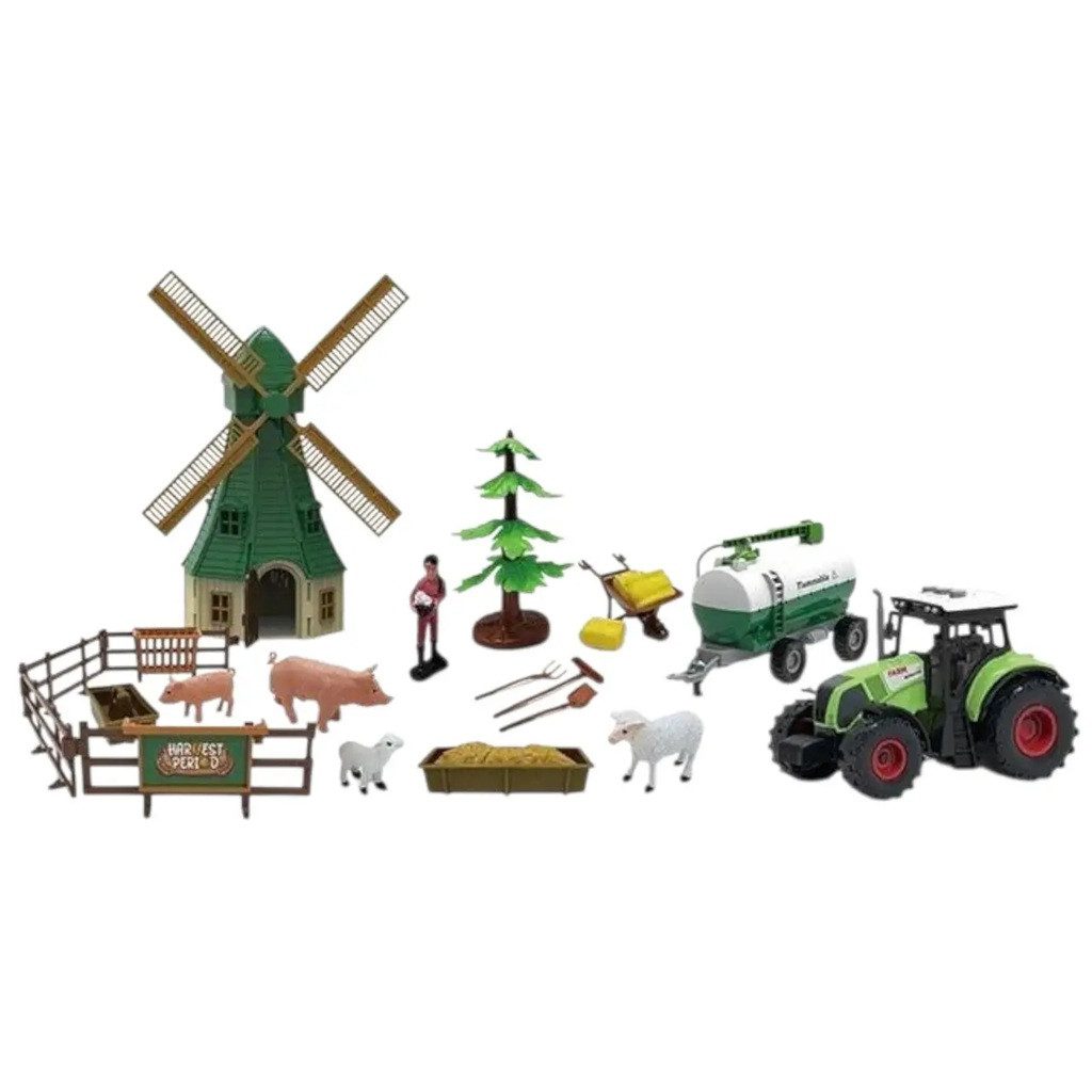 Іграшковий набір Ферма (трактор, тварини, млин) 550-13 K