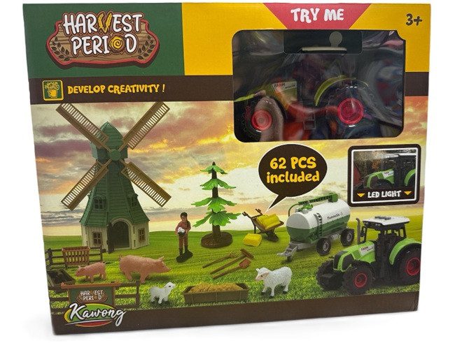 Іграшковий набір Ферма (трактор, тварини, млин) 550-13 K - 3