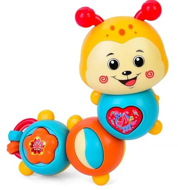 Інтерактивне брязкальце Гусениця Limo Toy HB 0045 - 3
