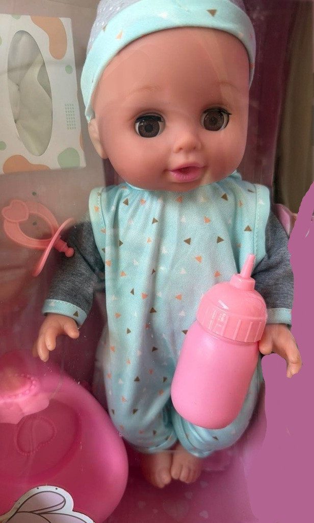 Інтерактивний пупс Vinyl Doll з горщиком та аксесуарами (35 см) WZB8809-2 - 3