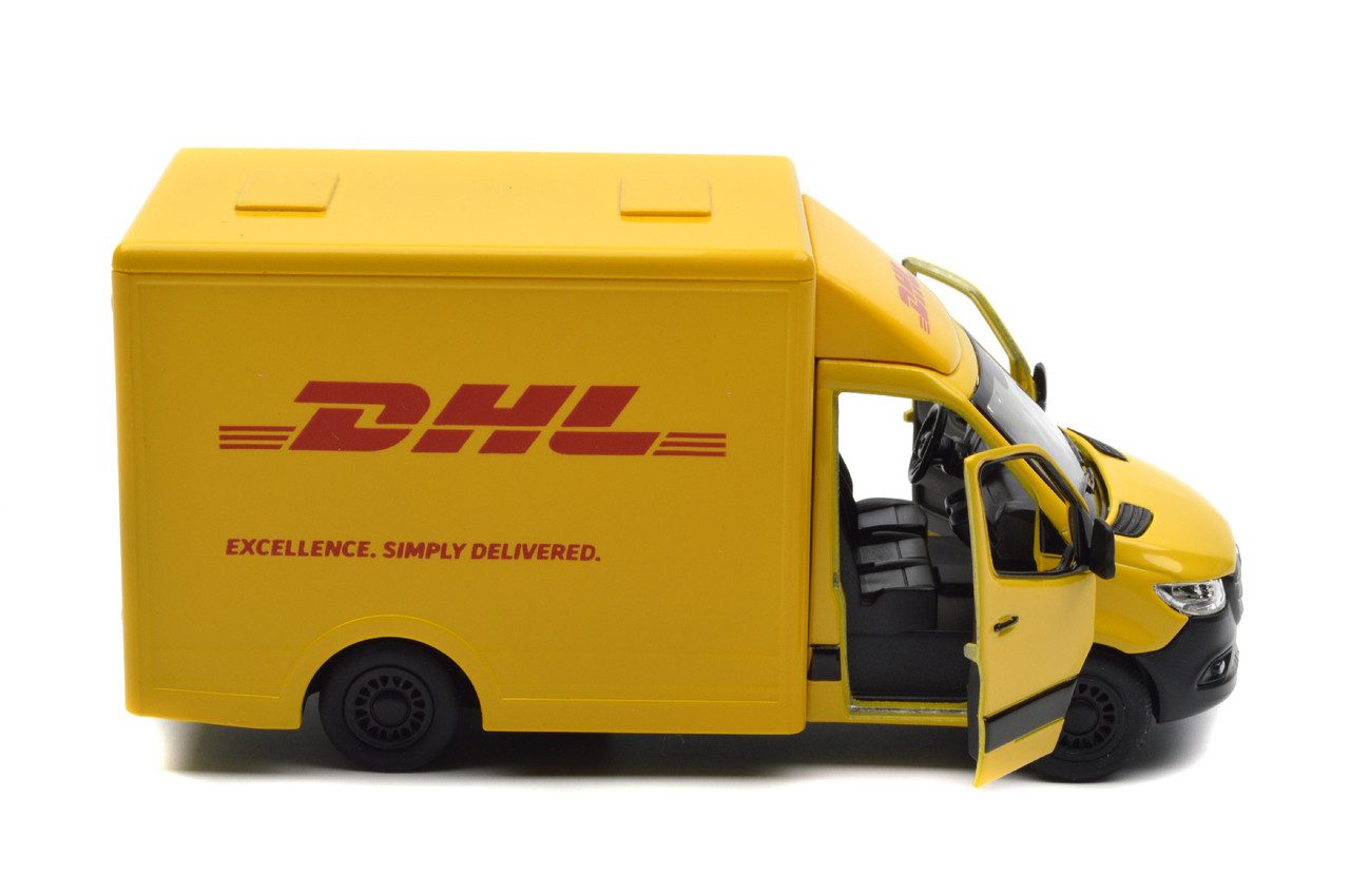 Модель легкова Mercedes-Benz Sprinter (DHL, металева, інерційна) KT5475W - 8