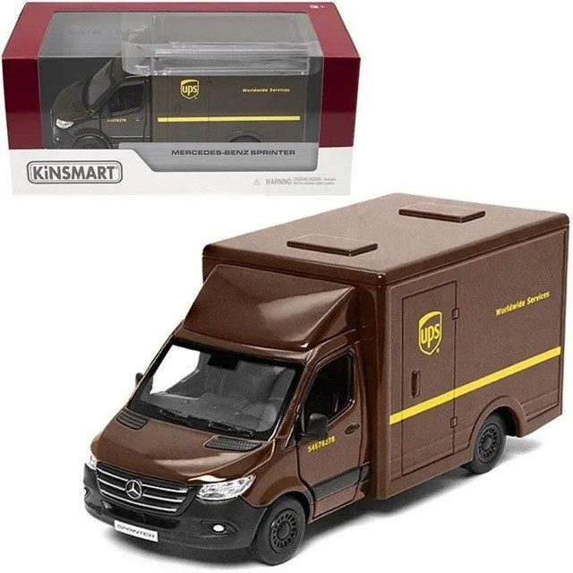 Модель легкова Mercedes-Benz Sprinter (UPS, металева, інерційна) KT5476W