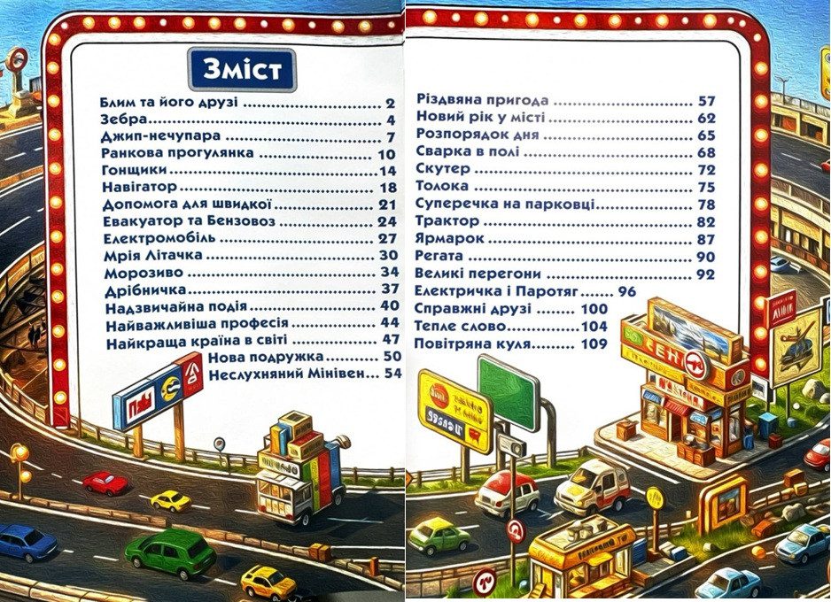 Пригоди сміливих автівок (книга А3) вид. Глорія 9786178090548 - 6