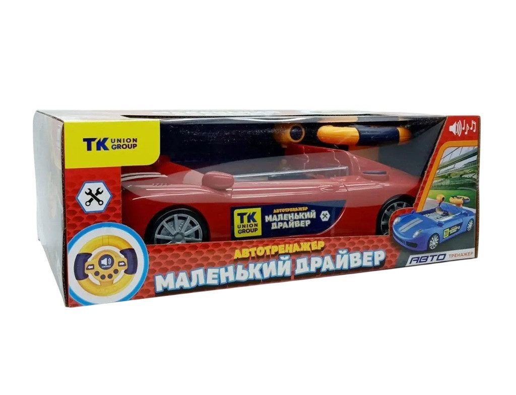 Автотренажер Маленький драйвер (кермо, машинка) TK Group 99648 RD - 3
