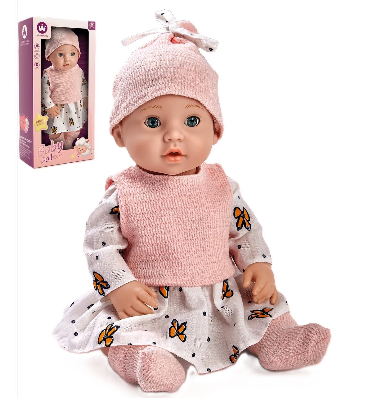 Пупс Baby Doll (пластик, 40 см) W16T-04A/06A - 5