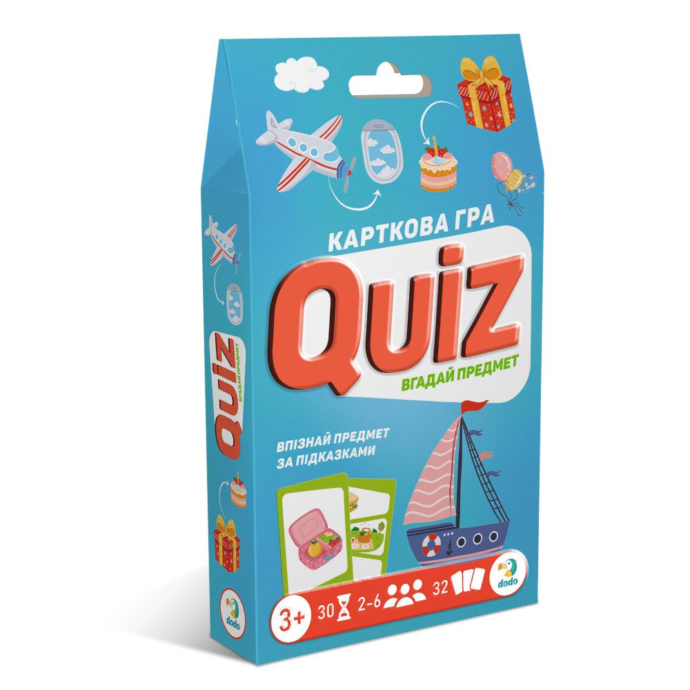 Карткова гра-вікторина: Вгадай предмет! (Quiz) Dodo 301245 - 4