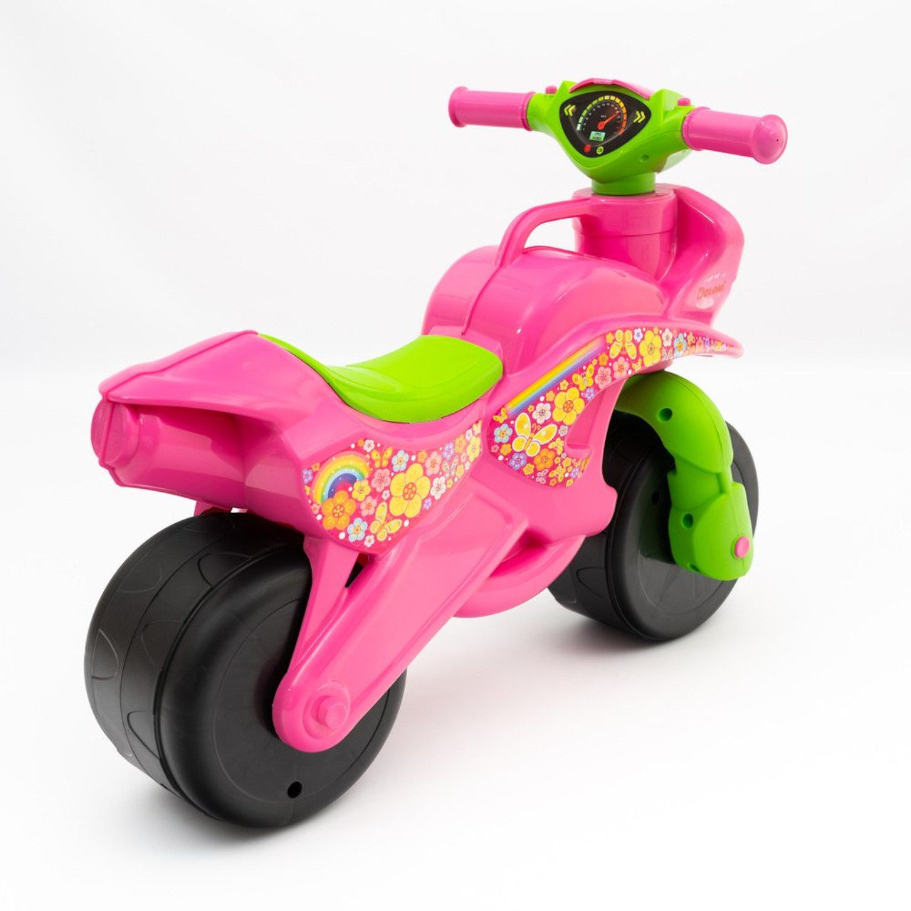 Байк Doloni Toys (мотобайк, дитячий мотоцикл, салатовий/рожевий) 0138/650 - 4