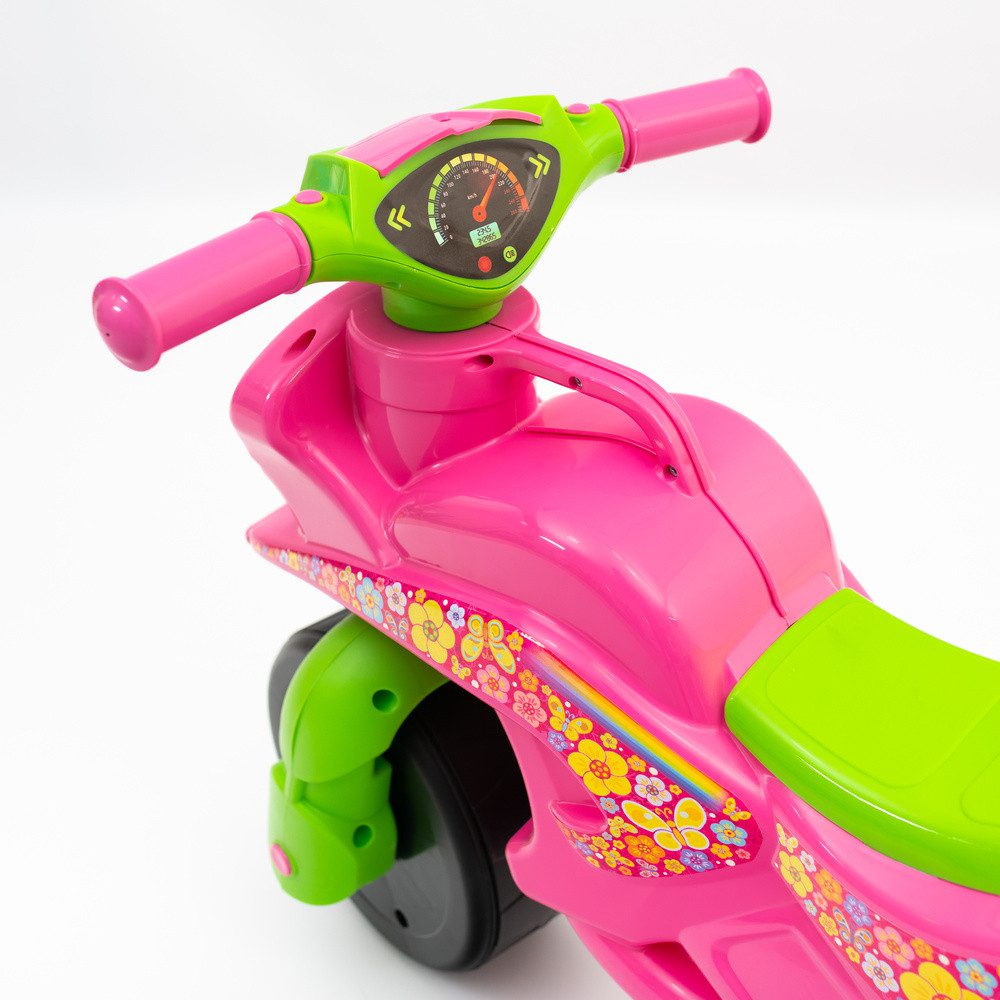 Байк Doloni Toys (мотобайк, дитячий мотоцикл, салатовий/рожевий) 0138/650 - 3