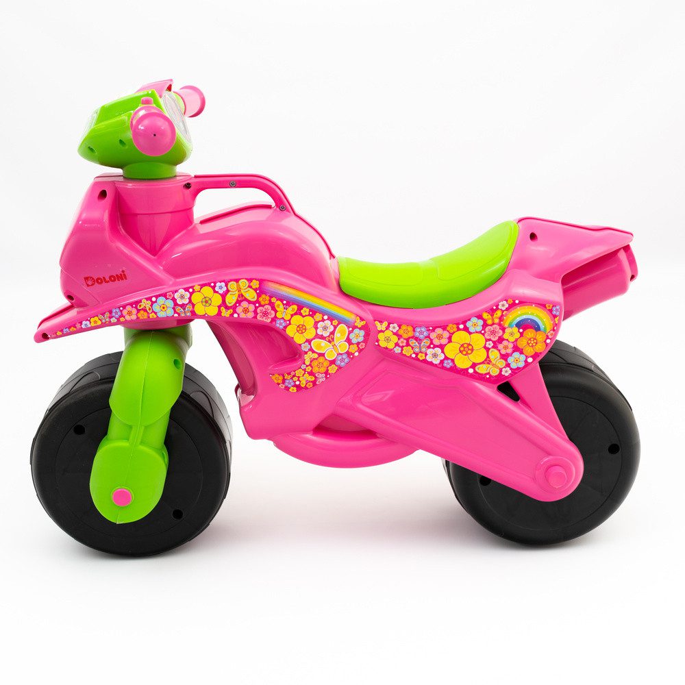 Байк Doloni Toys (мотобайк, дитячий мотоцикл, салатовий/рожевий) 0138/650 - 5