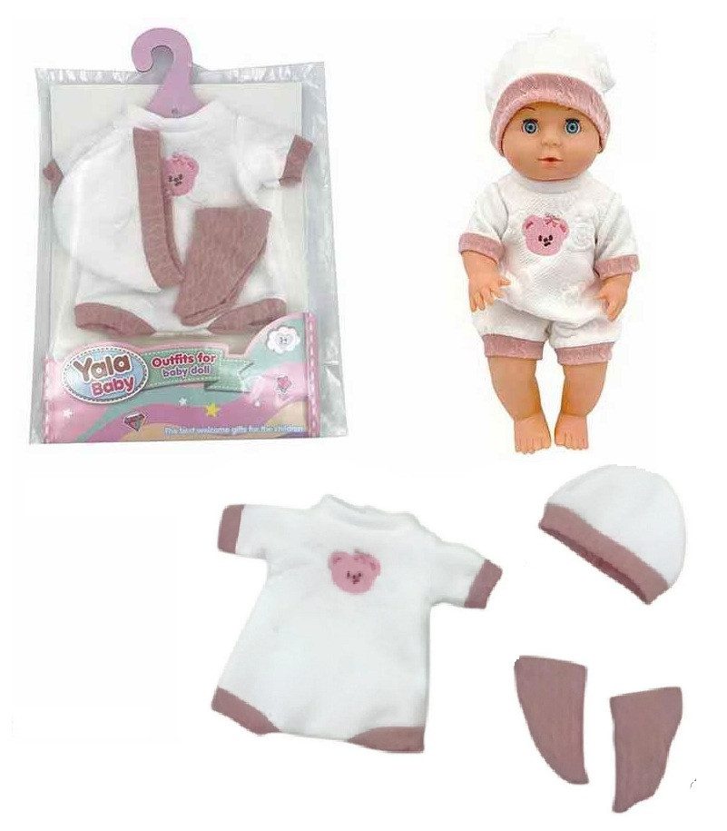 Одяг для ляльок/пупсів Yala Baby (30-35 см, комбінезон, шапочка, шкарпеточки) YLC 330 B