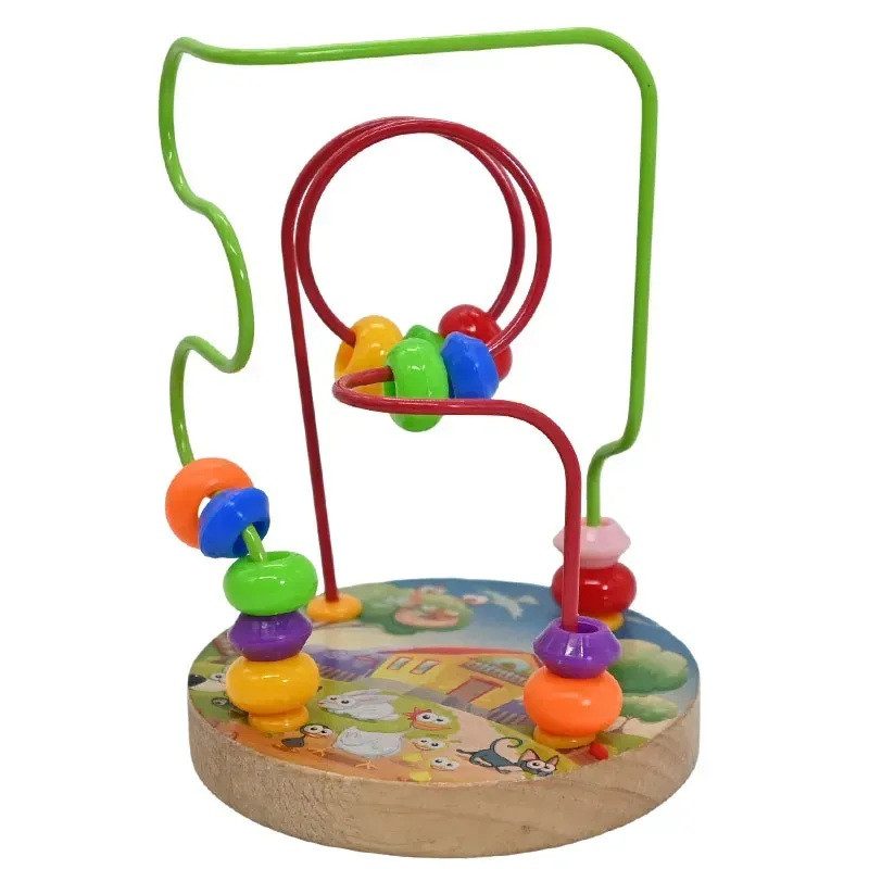Пальчиковий лабіринт (дерев'яний, на проволці) WToys 37800 - 2