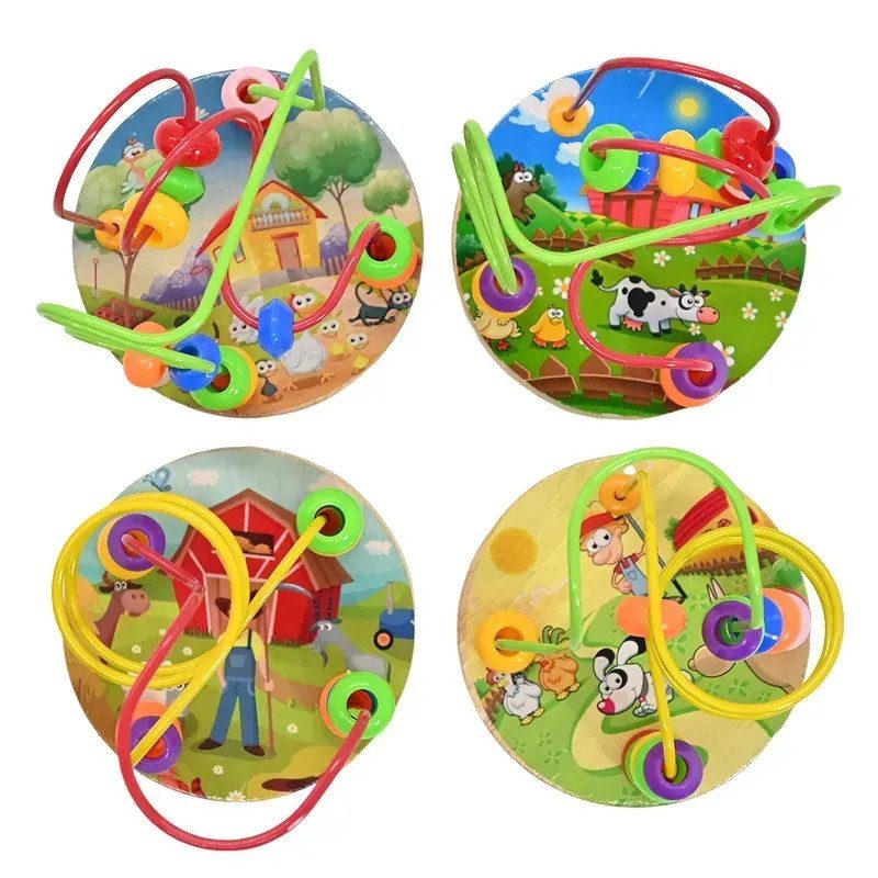 Пальчиковий лабіринт (дерев'яний, на проволці) WToys 37800 - 7