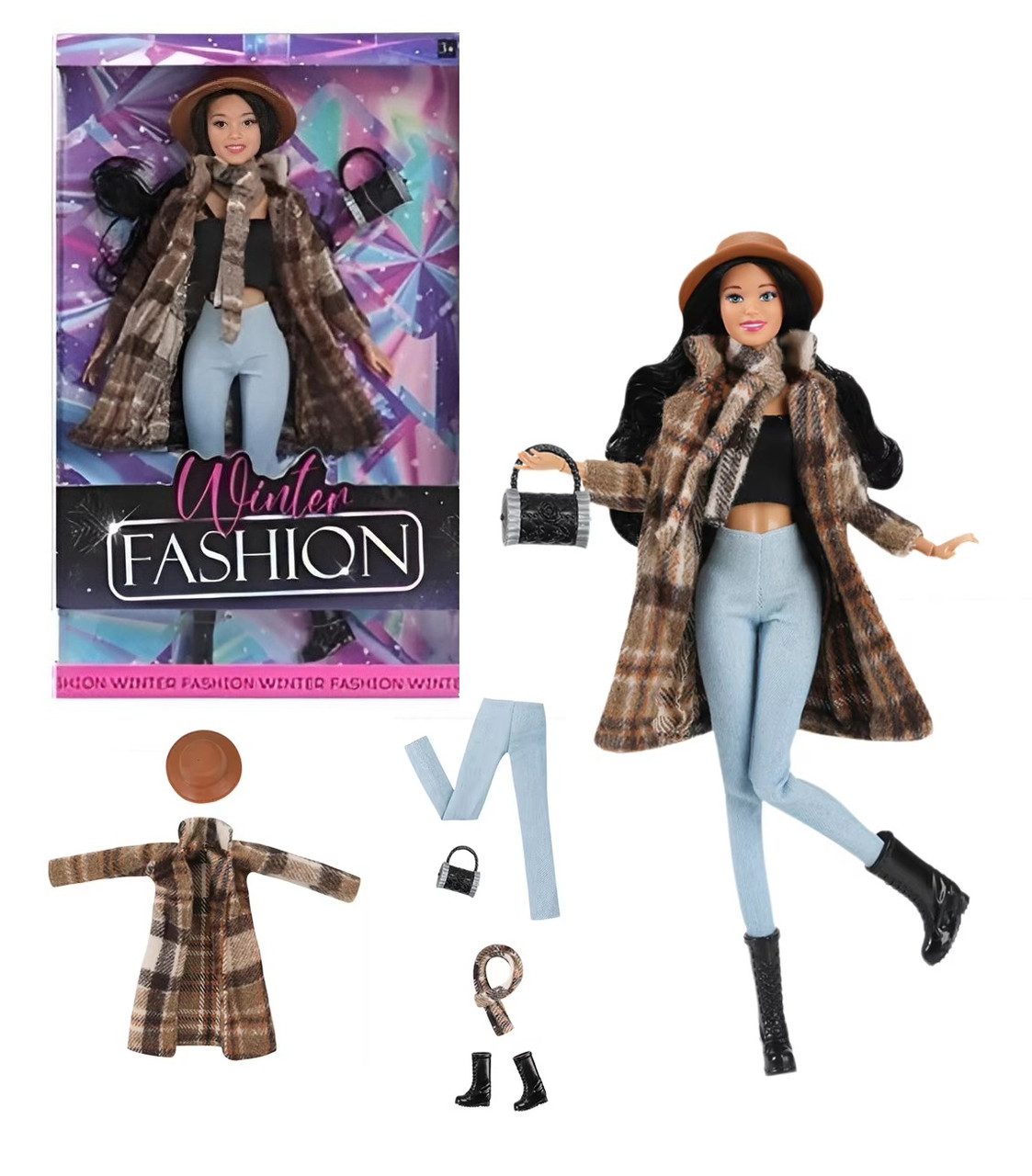 Шарнірна лялька модниця Winter Fashion в коробці (29 см) 2004 - 2
