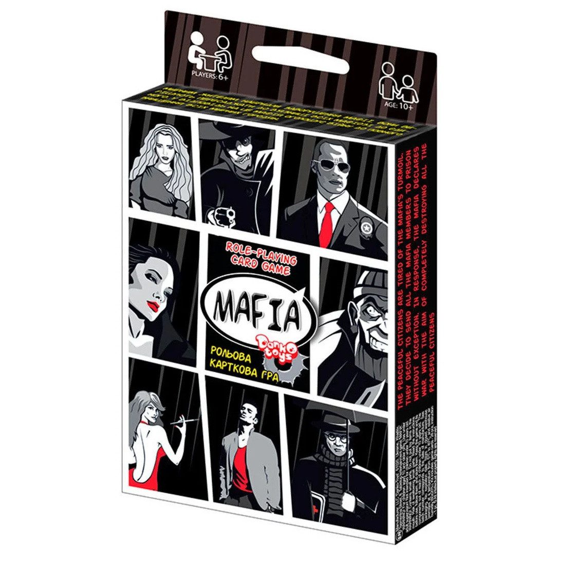 Настільна розважальна гра Мафія (УКР/Англ) Danko Toys DTG52EN