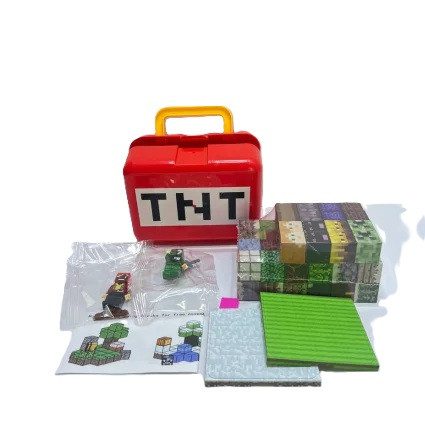 Дитячий магнітний конструктор Magnet World (64 блоки, 2 фігурки, 2 платформи, у боксі) L 001-26 A - 2