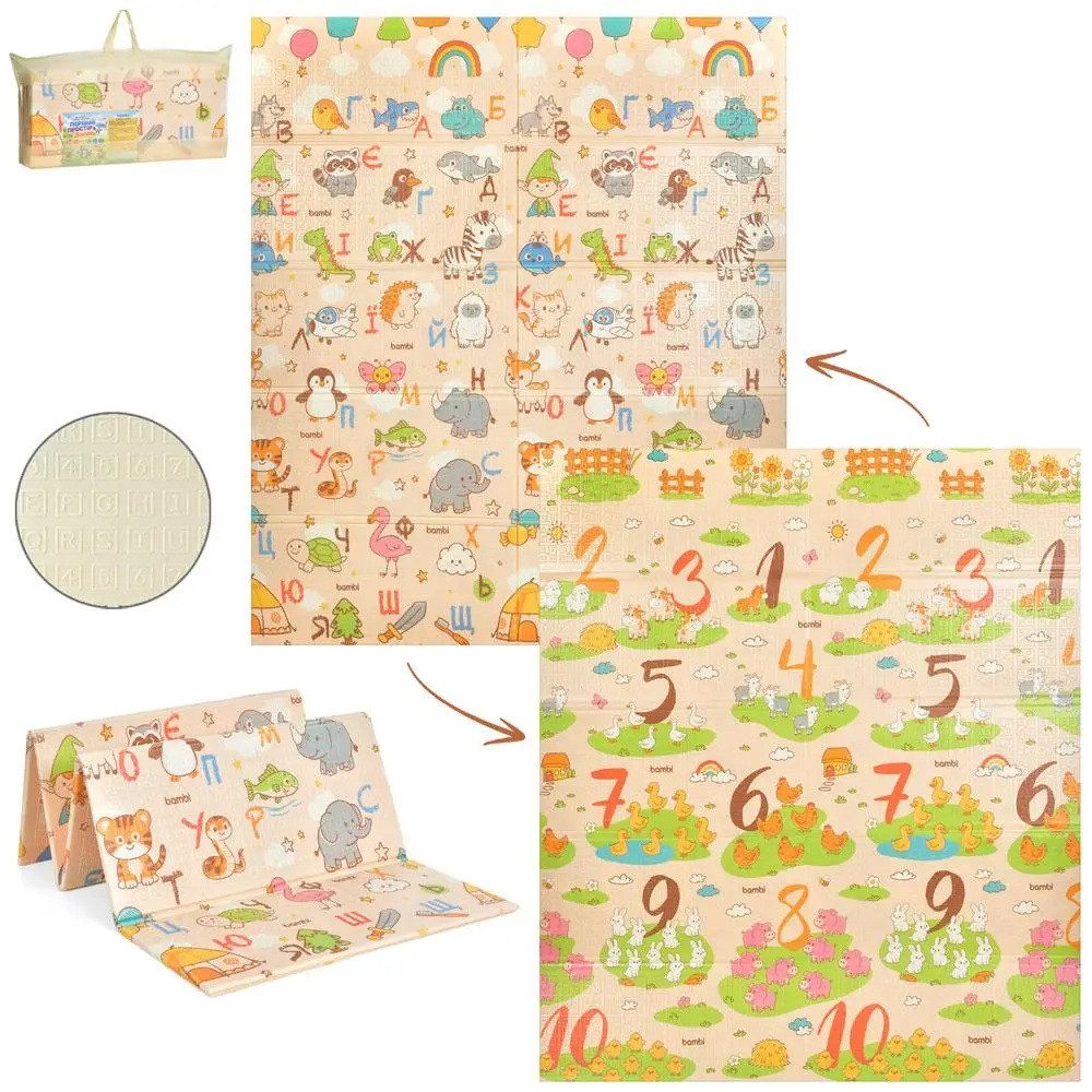 Килимок-мат двосторонній Bambi (термокилимок 150х180 см у сумці) MR 1555-2 - 2
