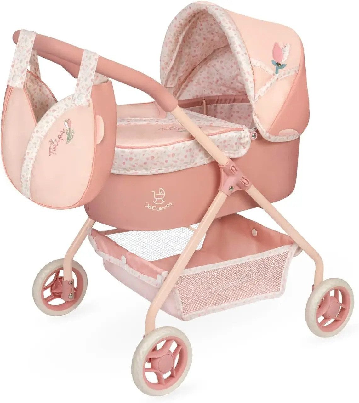 Коляска для ляльки Tulipe DeCuevas (з сумкою та корзиною) 86074 - 3