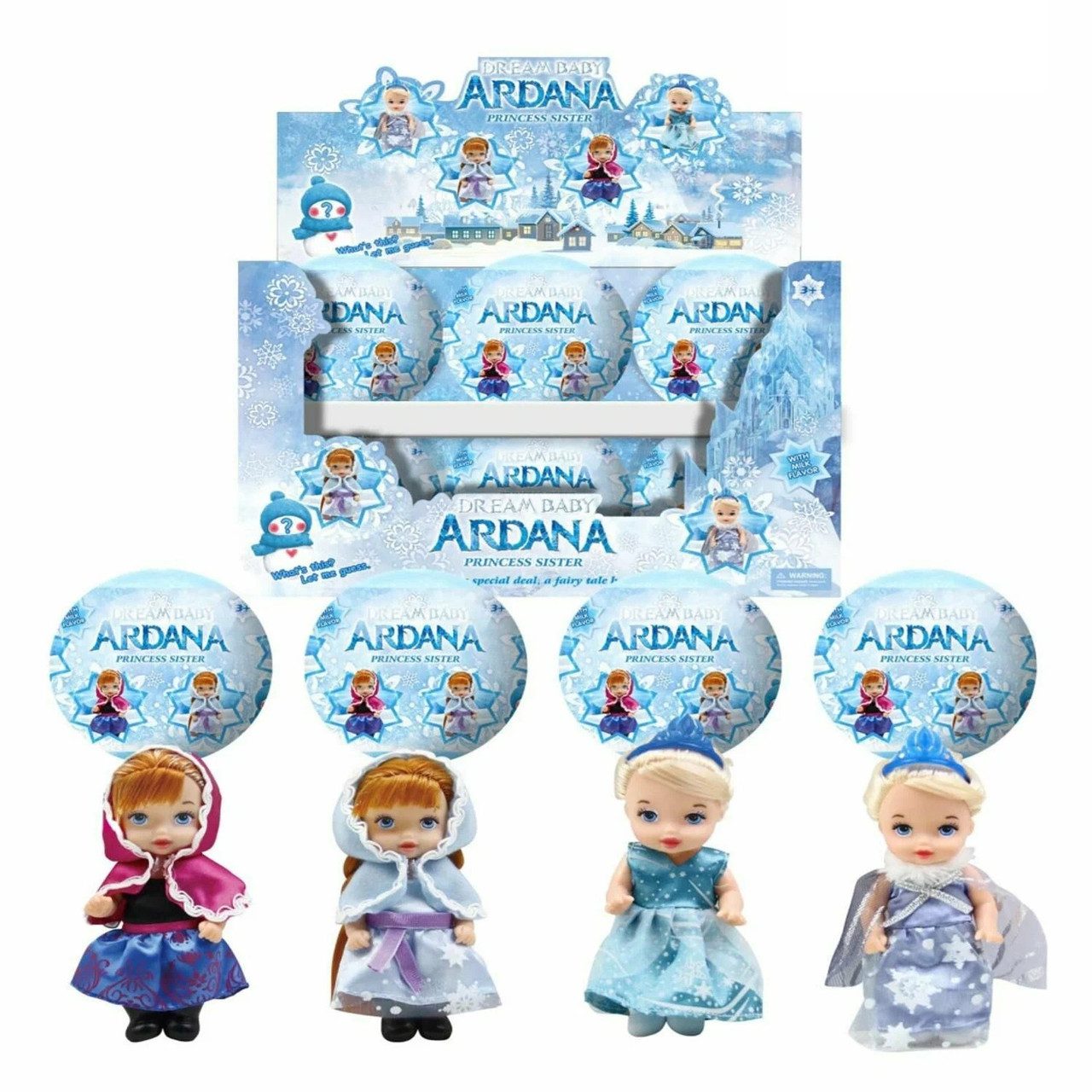 Лялька-сюрприз у кулі Ardana Princess Sister A339