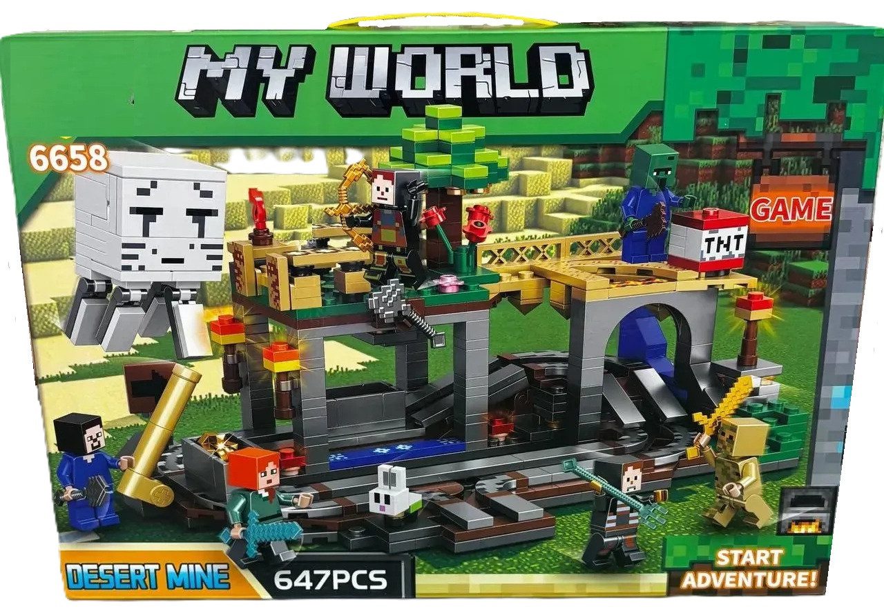 Конструктор MyWorld Пустельна шахта (647 дет.) 6658 - 3