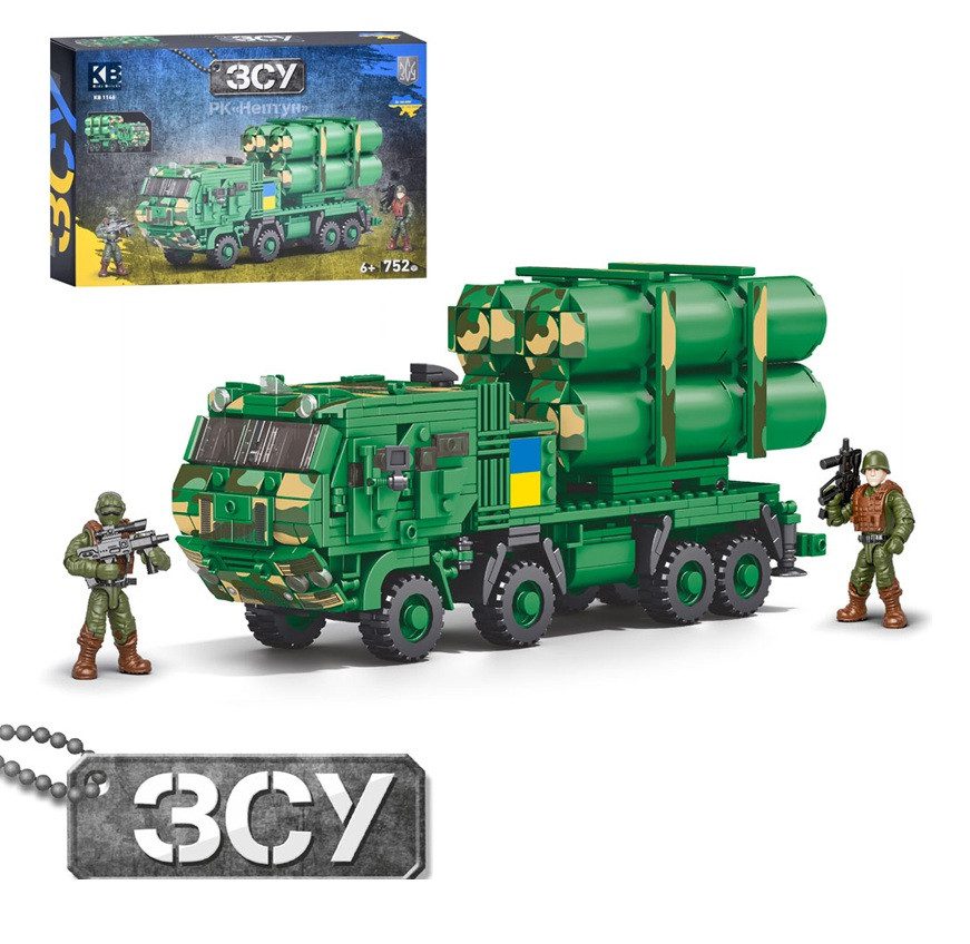 Конструктор Військова техніка ЗСУ (752 дет, машина РК Нептун) KB 1146 - 2
