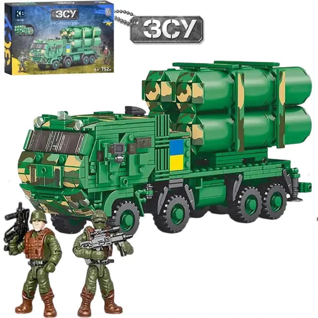 Конструктор Військова техніка ЗСУ (752 дет, машина РК Нептун) KB 1146
