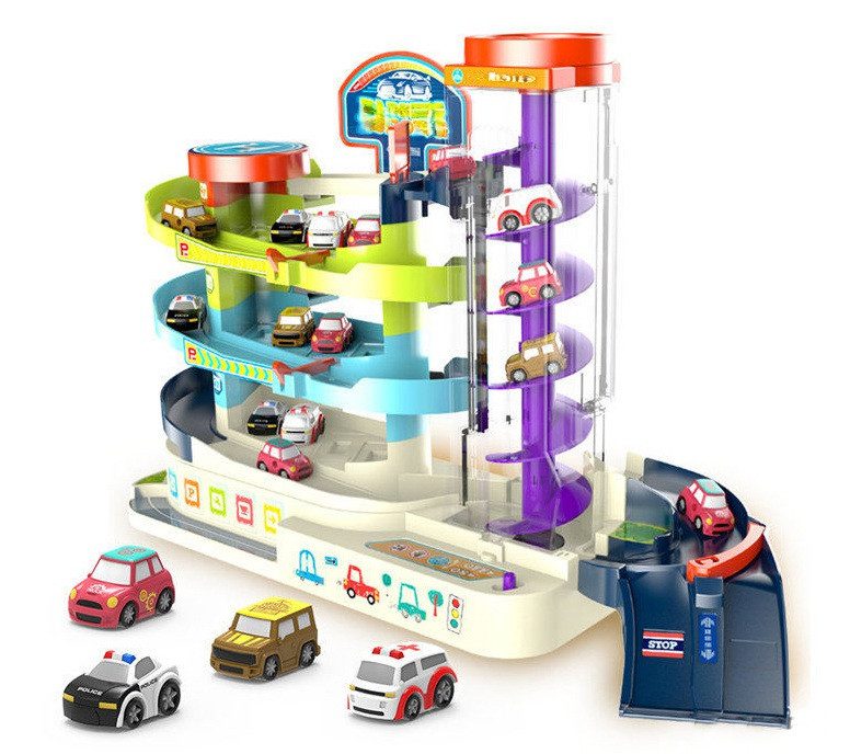 Інтерактивний автотрек парковка з автоматичним підйомником WToys 92629 - 6