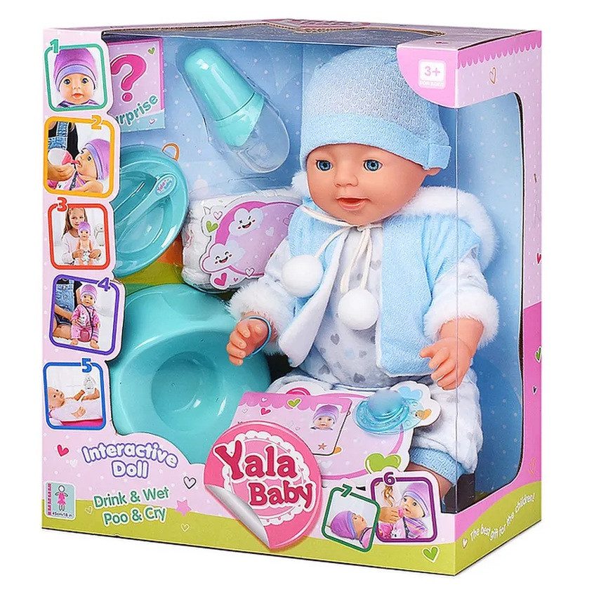 Інтерактивний пупс Yala Baby з горщиком (45 см, плаче сльозами) BL 242 P - 8