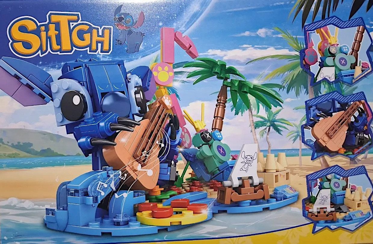 Конструктор Стіч/Stitch з гітарою (355 дет.) 90003 - 6