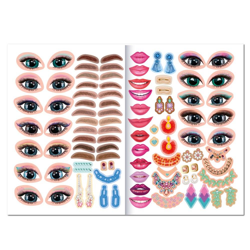 Книга з наліпками Студія краси Make up & Accessories (Апельсин) РМ-76-01 - 4