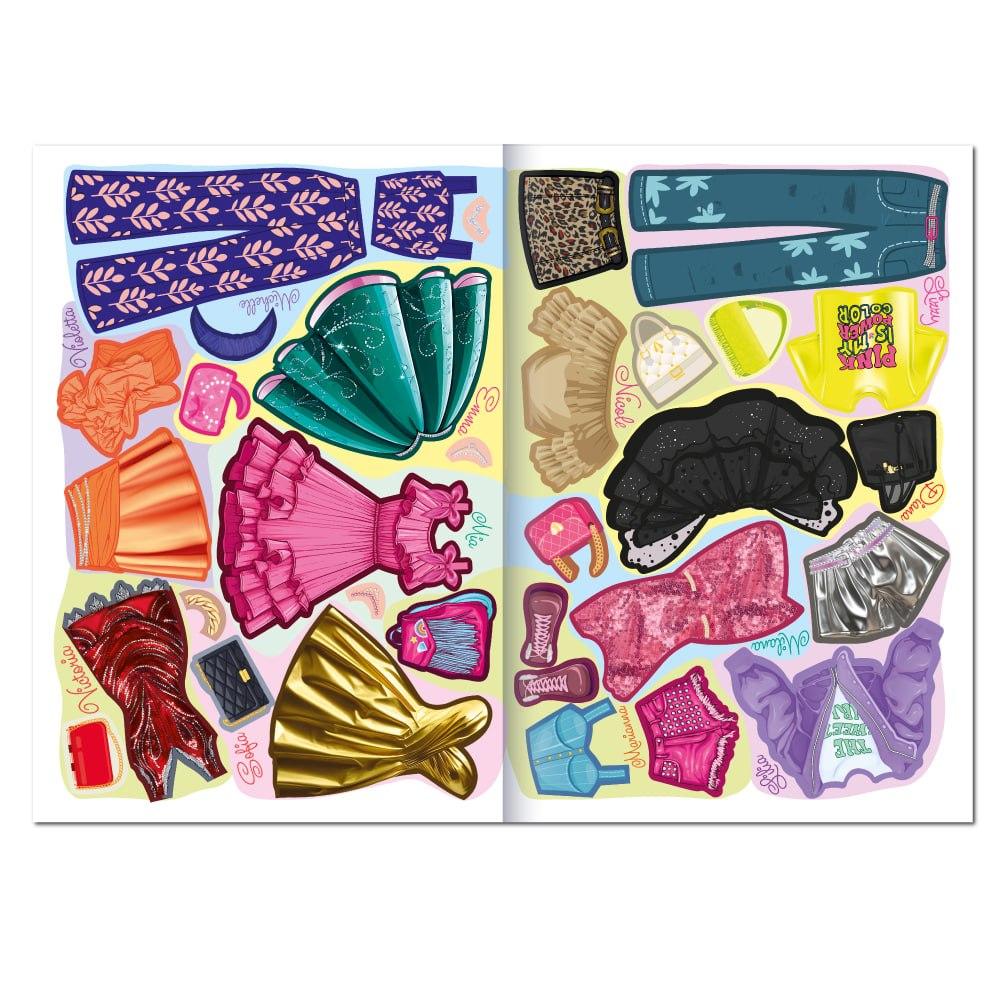 Книга з наліпками Студія краси Fashion & Accessories (Апельсин) РМ-76-02 - 2