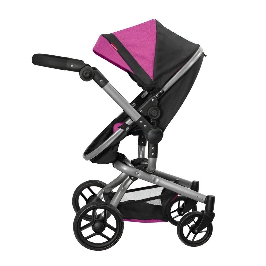 Коляска для ляльки 2 в 1 CARRELLO FORTUNA (з сумкою) 9695+BAG ROSE RED - 6